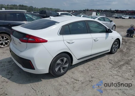2019 Hyundai Ioniq Hybrid Sel from USA, damaged, VIN KMHC75LC2KU125357